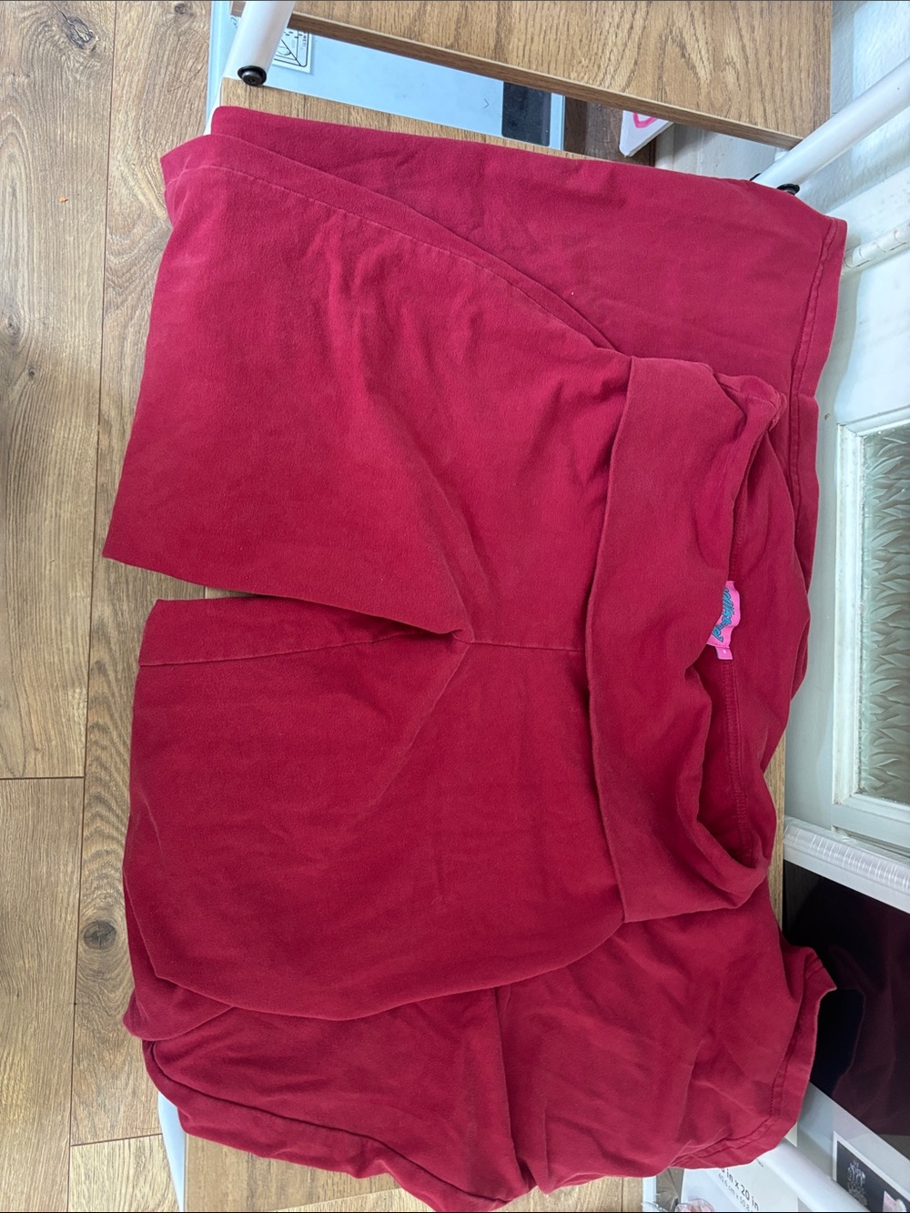 Red Fold Over Legging’s